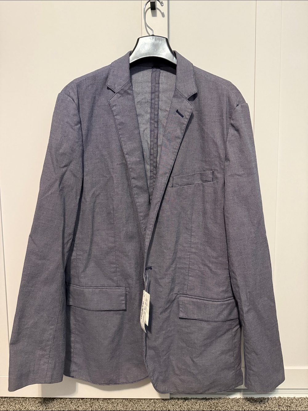 J. Crew Men's Lightweight Slate Gray Jacket Blazer